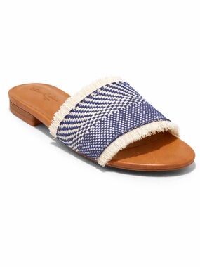 Universal Thread Blue Fringe Sandals